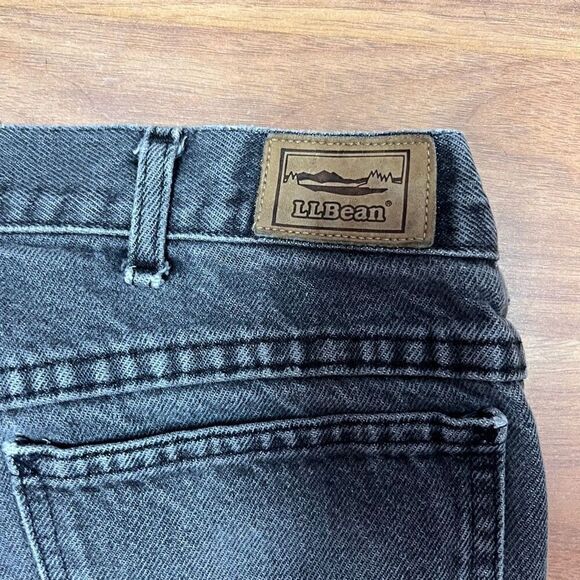 L.L. Bean Mens Double L Straight Leg Jeans Black Size 30 - Picture 9 of 10